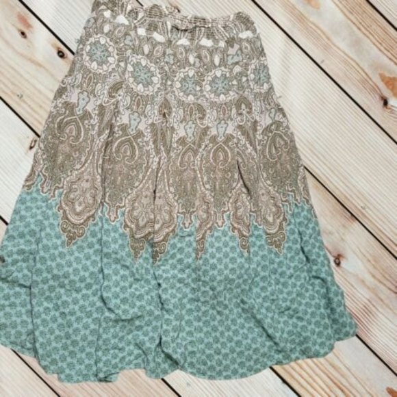 Reba Dresses & Skirts - Reba Women's Maxi Skirt Comfy Stylish Waist 27" Long Rayon Size Large